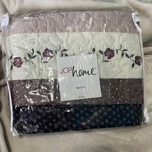 NEW: JCPenney Home Valance - Purple Multi/Floral, JCP One Size